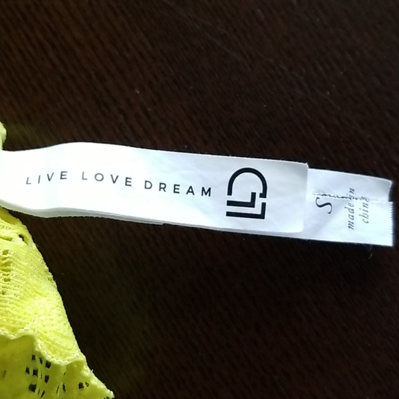 LLD Daisy yellow lace padded bralette - Picture 5 of 5